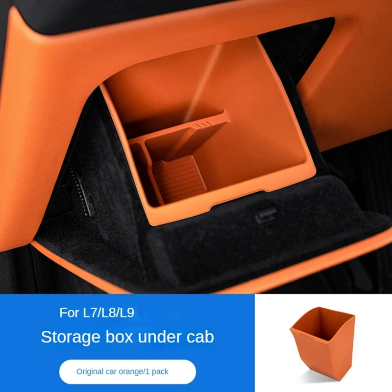 

For Li xiang L7 L8 L9 2022 2023 Car Storage Box Under the Driver's Cab Interior Storage Box Waterproof Storage Box Accessories