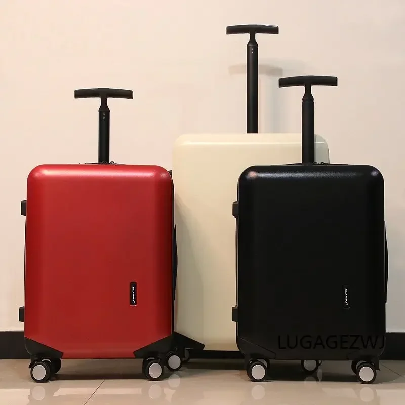 

PC New Large -capacity Roller Luggage Small Boarding Suitcase Fashion Leisure Suitcase Men Women Carry On Travel Case