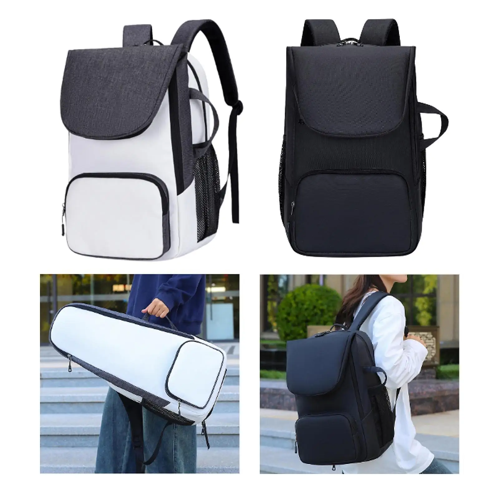 Badminton Bag with Shoe Compartment Sport Bag Travel Tennis Racquet Backpack 3