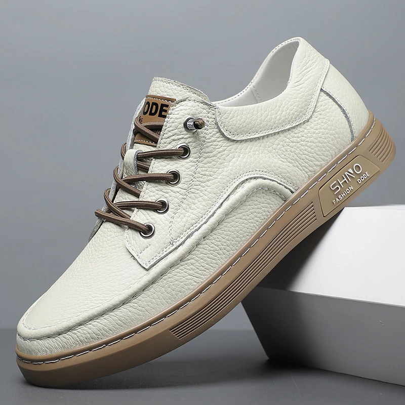 Leather Shoes For Man Genuine Leather Casual Shoes Fashion Business Oxford High Quality Designer Work