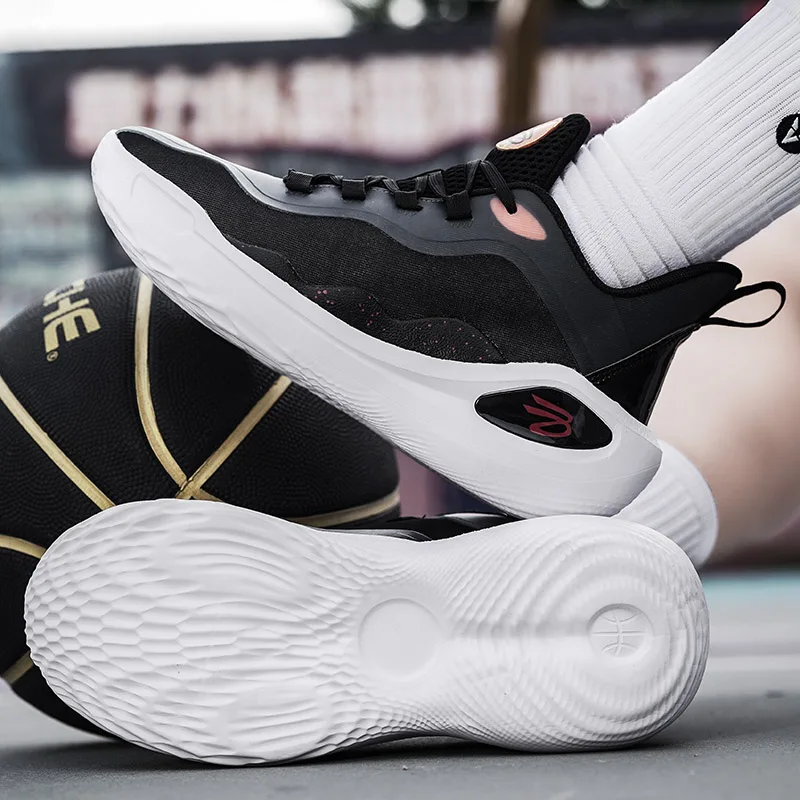 Professional Basketball Shoes for Man Breathable Basketball Sneakers Men Non Slip Training Sneakers Adult Outdoor Sports Shoes