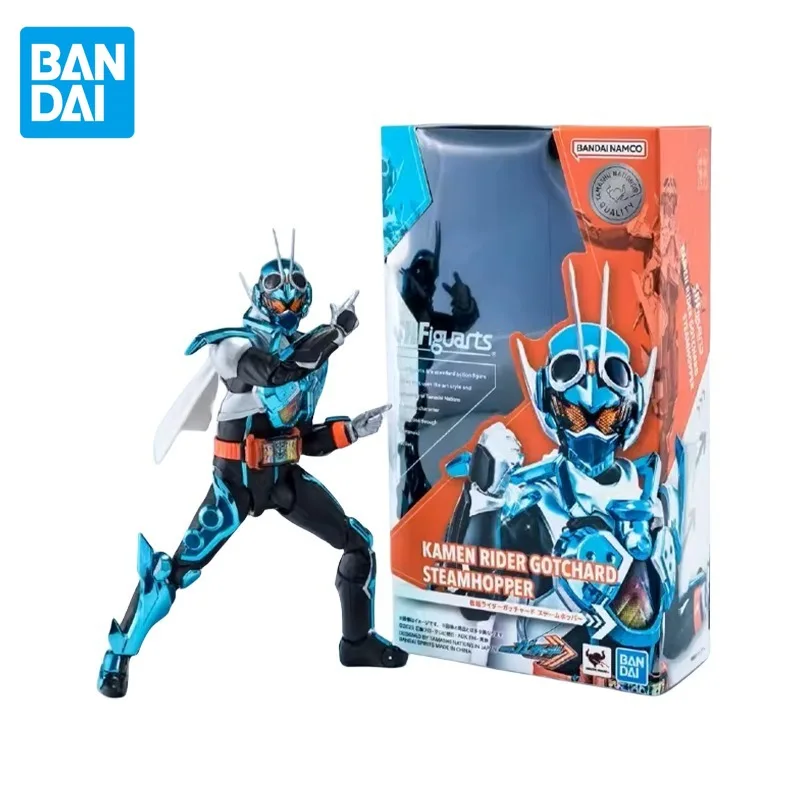 

Фигурка Bandai KAMEN RIDER из аниме, оригинальная экшн-фигурка шфа готчара, стимбункера, игрушки для детей, подарок, Коллекционная модель, украшения