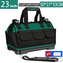 23 Heavy-Duty Large Capacity Waterproof Tool Bag (23 inch Rubber)