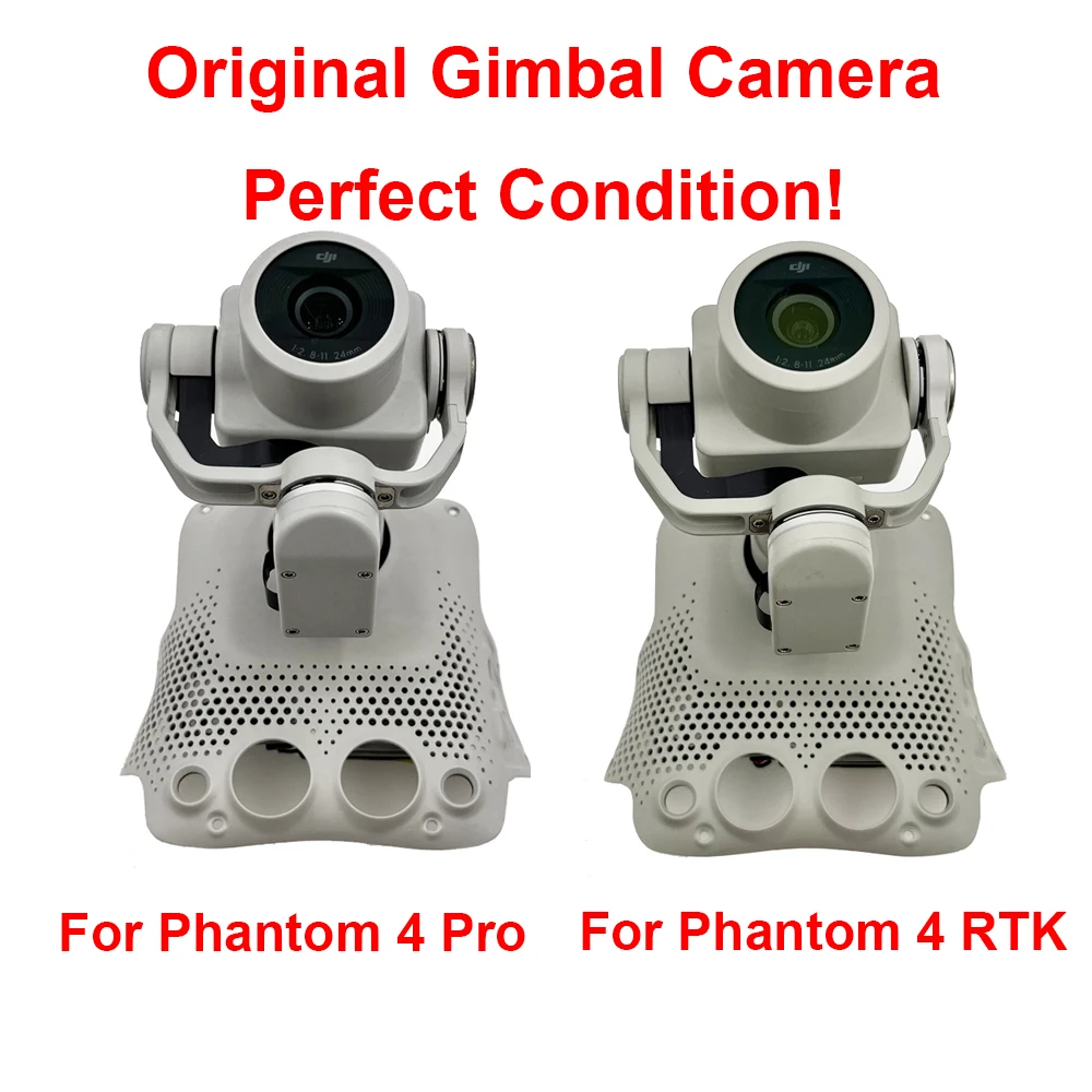 Original Gimbal Camera for DJI Phantom 4 pro/RTK Complete Camera Includes Flat Cable Yaw/Roll/Pitch Motor Bottom Shell