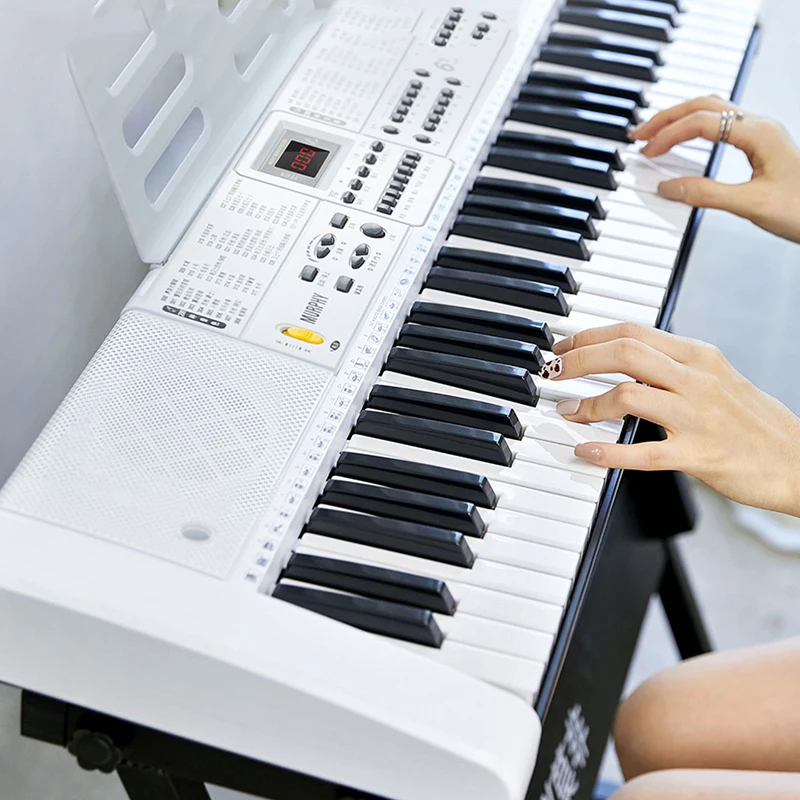 

61 Keys Electronic Organ Kids Small Electronic Piano Learning Musical Keyboard Piano Electronico Electric Instrument WK50EP