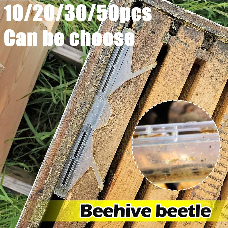 10/20/30/50 Pcs Beehive Bettle Trap Baitable Trap Collector Nest Insect ...