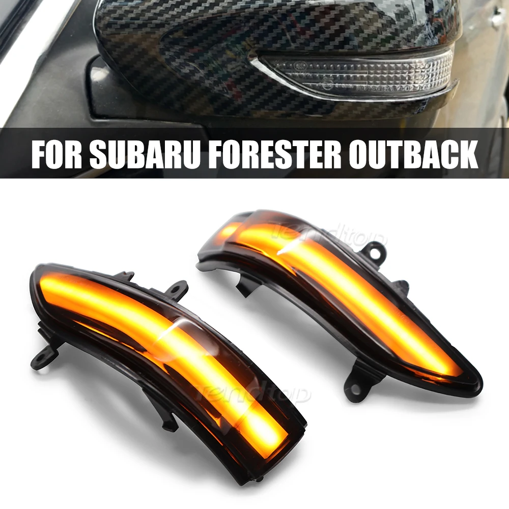 

Car LED Dynamic Turn Signal Lights For Subaru Forester Tribeca Side Mirror Blinker Indicator For Subaru Outback Legacy 2008-2011