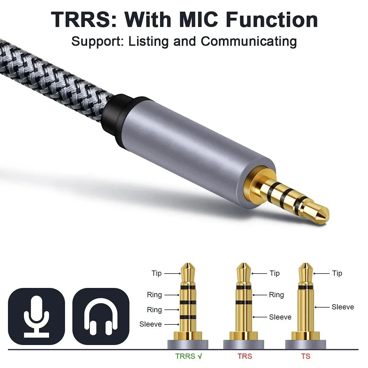 Premium 3.5mm Male-to-Male Stereo Audio Cable