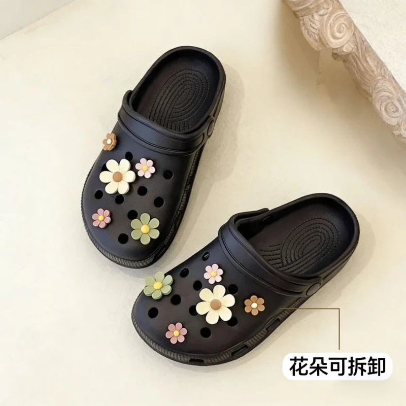 데이지 해바라기 신발 버클 참 - 소녀스러운 기성품 구멍 신발 액세서리 베스트셀러 조합 슈즈 장식