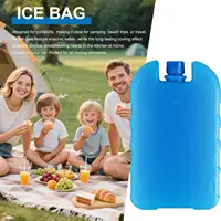 Pack de glace Portable réutilisable pour congélateur, boîte de remplissage d'eau de refroidissement longue durée pour le stockage des aliments frais et la réfrigération 3