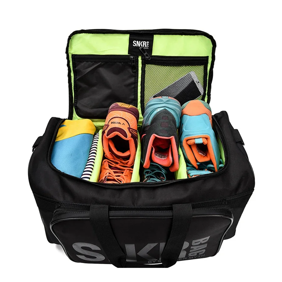 Storage Bag Large Multiple Compartment Sport Training Gym Bag Men Sneaker Shoe Packing Cube Organizer Waterproof Shoulder Bag