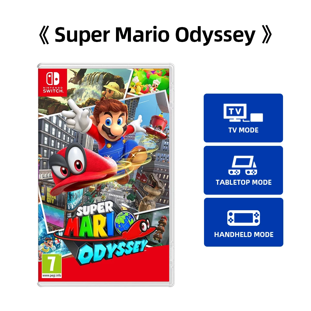 Switch jogo Super Mario Odyssey Mario versão estrangeira Odyssey