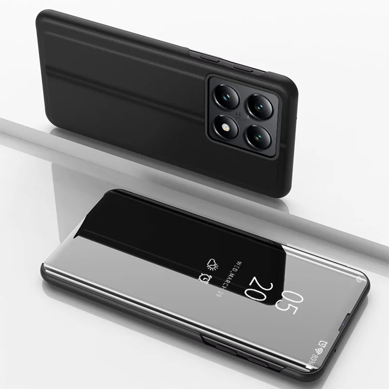 Sleek Mirror Flip Full Protection Phone Case with Premium Support Cover