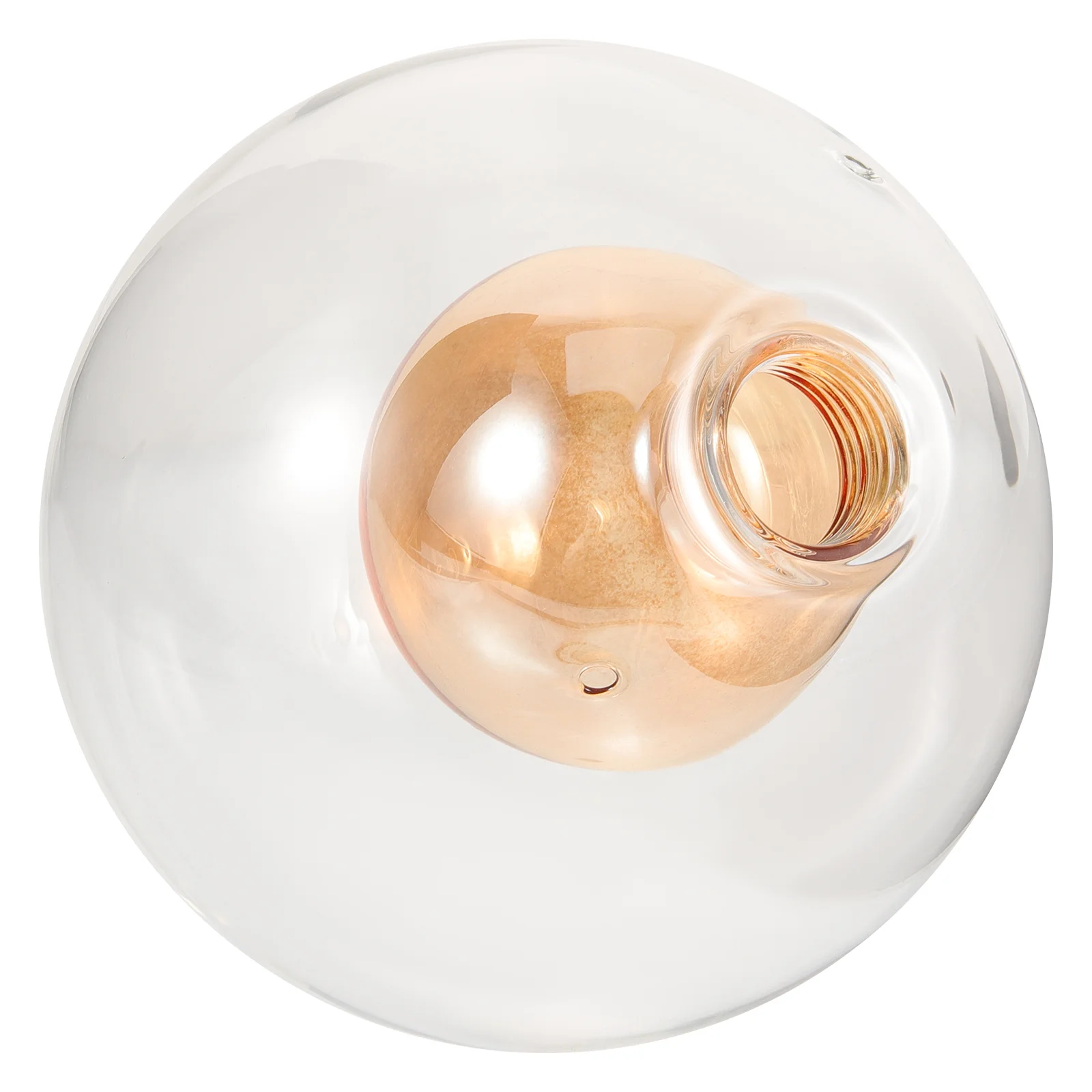 

Round Chandelier Lighting for Bedroom Ball Glass Lampshade Ceiling Lights Simple Vintage Decor Hanging