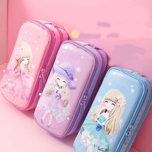 Astucci per matite coreani per ragazze astuccio per matite impermeabile  borsa per trucco per scuola in tela astuccio per penne astuccio per penne  papeleria cancelleria Kawaii - AliExpress