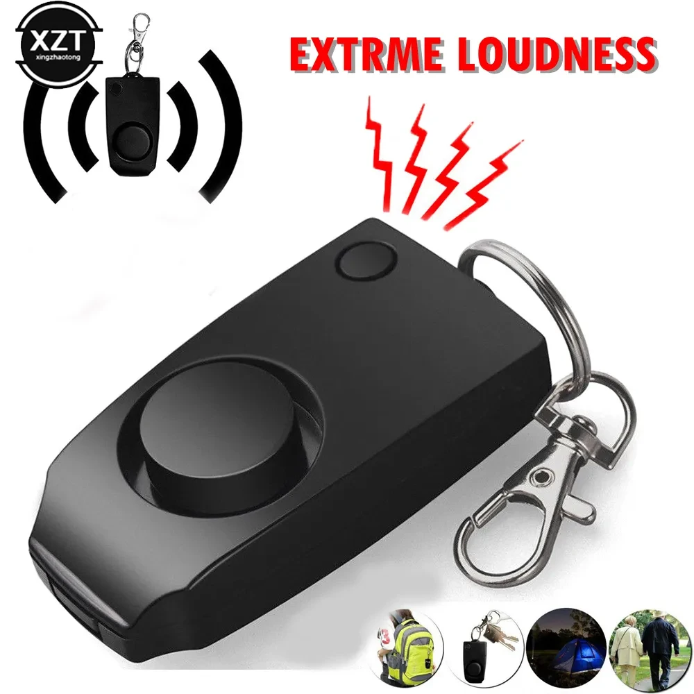 

Loud Keychain Emergency Alarm Alarm 130dB Women Security Protect Attack Self-defense Emergency Keychain anti rape Hot Sale