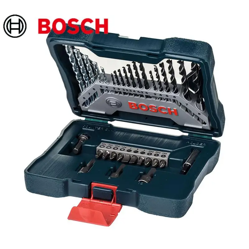 Bosch Mini Metal Carbide Electric Wood Drills Bit Set Woodworking Tools Metal Bit Drill Twist Drill Combination Mixed Set 33PCS
