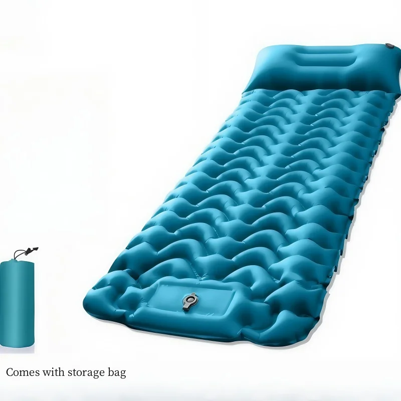 Foot Operated TPU Inflatable Mattress, Outdoor Camping Air Bed Portable Car Tent Moisture-Proof Pad Mattress-196*68cm Foot Operated TPU Inflatable Mattress, Outdoor Camping Air Bed Portable Car Tent Moisture-Proof Pad Mattress-196*68cm