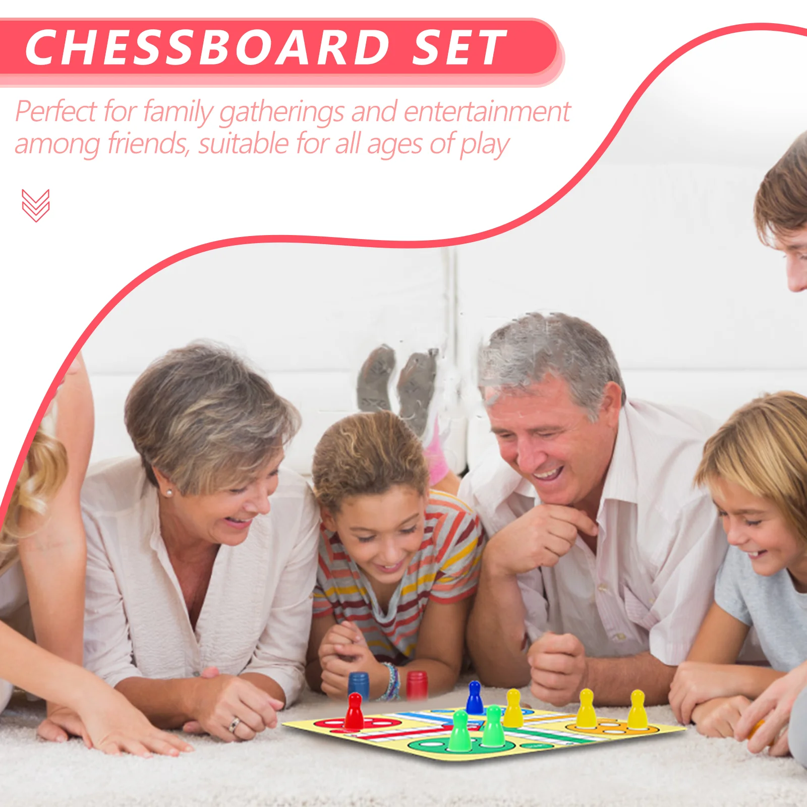 Portable Lightweight Chess Set Toy With Good Material Mini Flying Chess Games For Board Playthings Portable Games
