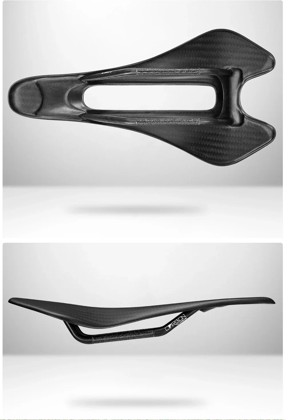 RYET Ultraleichter Vollcarbon-Sattel 3K-Gewebe Oval 58g 6,5X8,5mm 242/122mm Fahrradsattel für Rennrad Mountainbike MTB Fahrradkissen – Detail 9