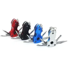 

Outdoor portable screwdriver EDC combination tool folding knife,Swiss army knife, Keychain pendant knife,