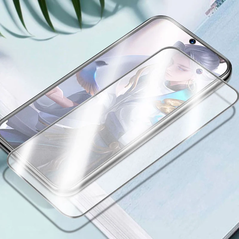 Two-Piece Anti-Fingerprint Matte Tempered Glass Screen Protector - 9H Hardness