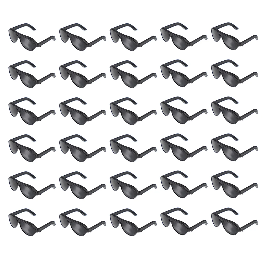 

120 Pcs Mini Sunglasses DIY Decoration for Play Dress up Plaything Dressing Accessories Plastic Simulated
