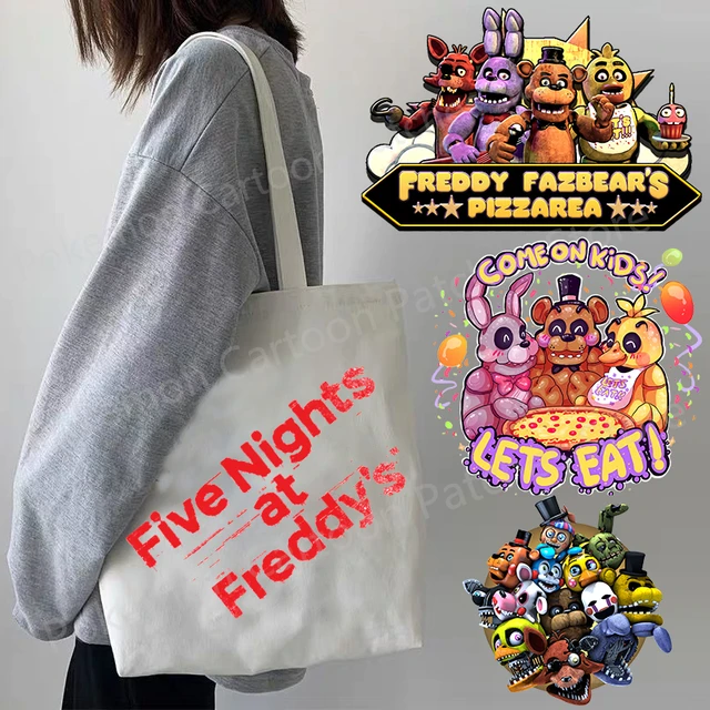 Five Nights at Freddy's Heat Transfer Stickers Patches Clothing T-Shirt  Sweatshirt Iron on Patches FNAF