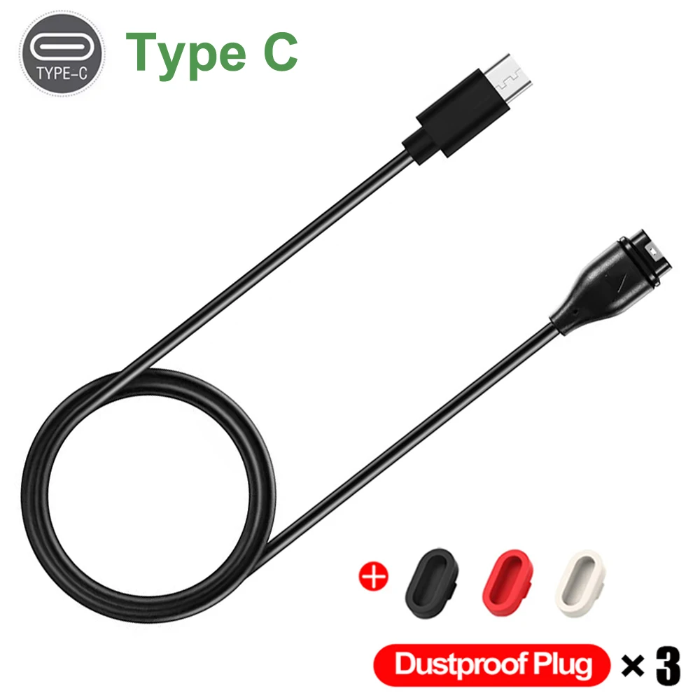 ตัวเลือกสินค้า สายชาร์จ USB Type-C กันฝุ่น สำหรับ Garmin รุ่นต่างๆ