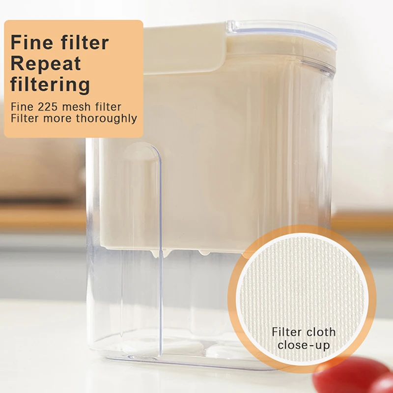 Yogurt Filter Homemade Greek Yogurt Maker Lid Whey Separation Tool Stainless Steel Strainer Fine Mesh Whey Separation Tool yogurt strainer