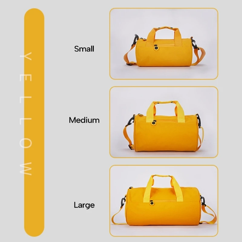 Childrens Gym Bag Waterproof Fitness Training Bag Travel Sports Bag Outdoor Nylon Handbag for Dance, Fitness, Swimming 2
