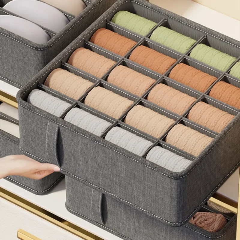 Description Picture 6 of itemUnderwear Cabinet Drawer Organizer Socks Clothing Storage Box Wardrobe Organizer Clothes Ties Pants Bra Socks Storage Organizers