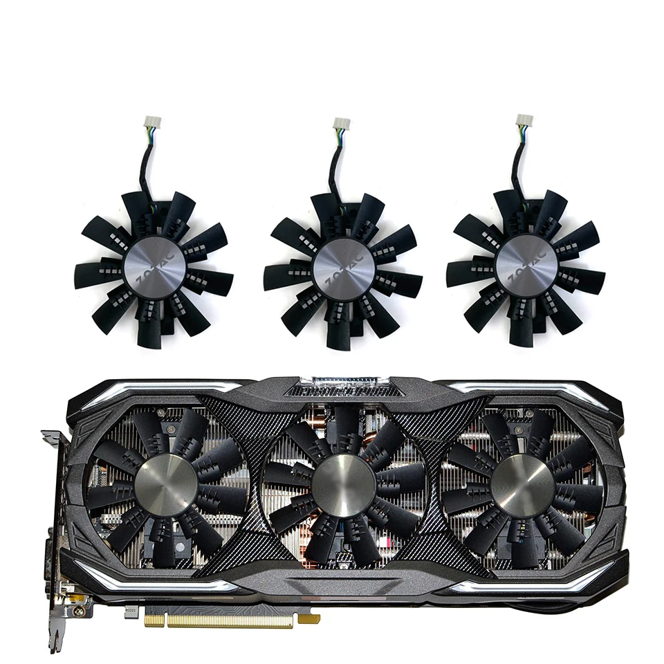 

New Original 85MM GA92S2U DC 12V 0.46A Cooler Fan Replace For ZOTAC GeForce GTX 1070 1070Ti 1080 AMP EXTREME Graphics Card Fans