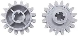 452 Pcs Gear Set Compatible with Lego Technic, Chain Link Connectors Gears Bricks for Robot STEM MOC （Random Color）