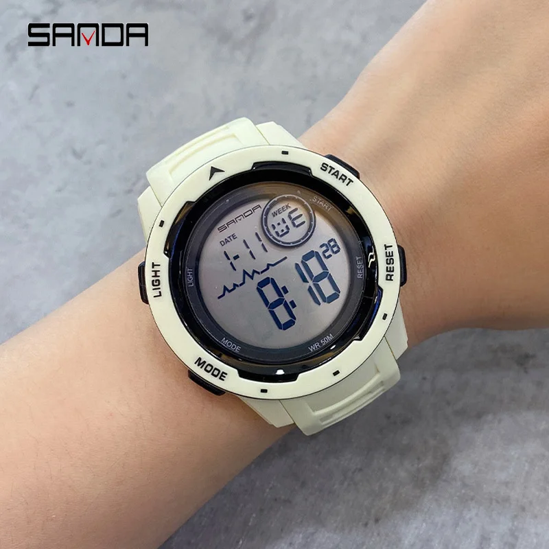 Sport Men Watch Outdoor Military Wrist Watch Led Calendar Waterproof 5BAR High-end Digital Watch Men Clock reloj de hombre
