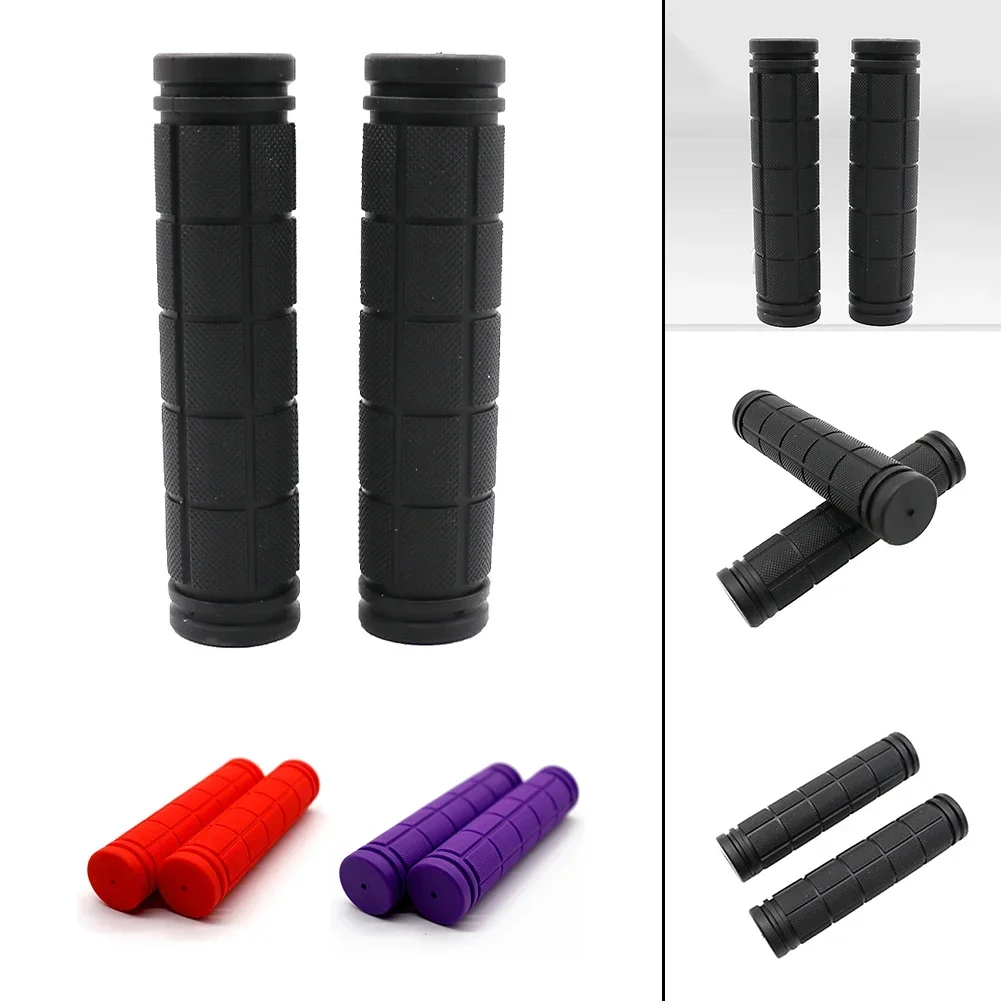 2x Bicycle Bike Handle Handlebar 22mm Anti Slip Rubber Grip Bike Handlebar Cover Outdoor Sport Shockproof Bicycle Accessories bicycle handlebar grips bicycle handlebar bicycle accessories