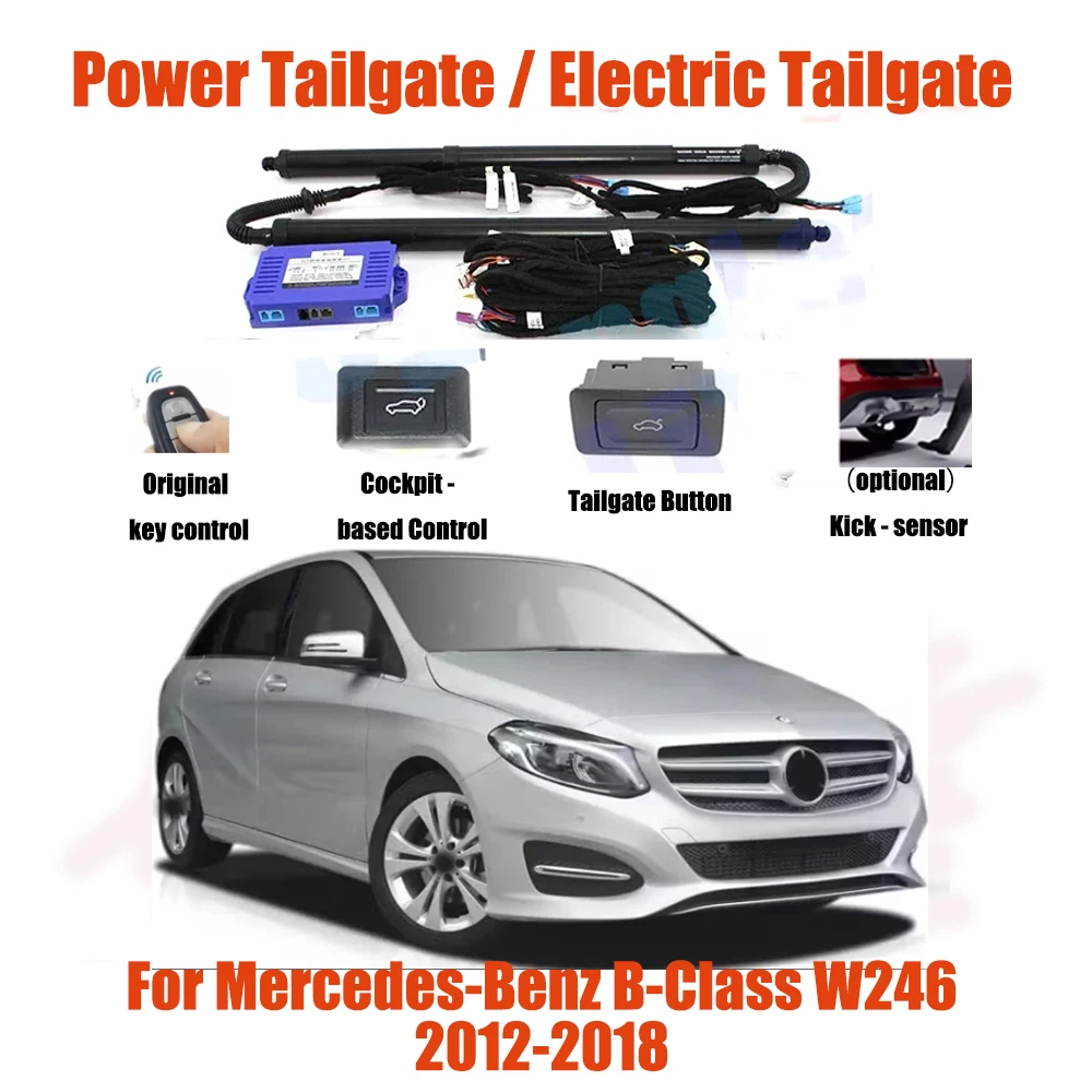 Für Merces-Benz B-Klasse W246 B180 B200 12-2019 Zubehör, einziehbare Kofferraum-Cargo-Abckung, Sicherheitsbildschirm-Gepäckschild-Schatten  34