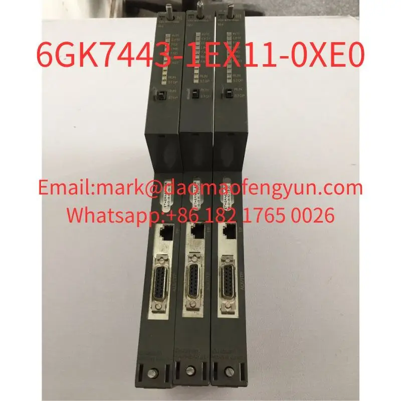 

6GK7443-1EX11-0XE0 Used Tested 100% OK In Good Condition communications processor CP 443-1 for connection of SIMATIC S7-400