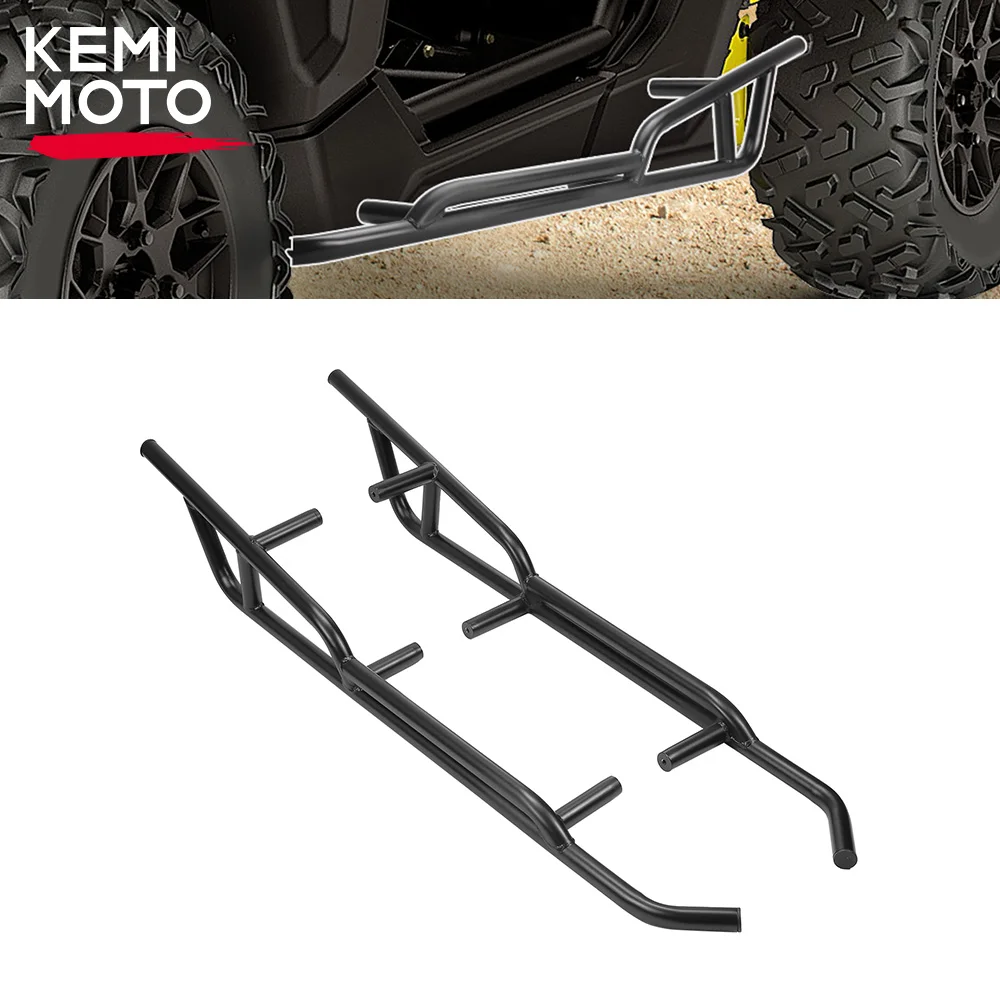 

For Can-Am Maverick X3 900 HO Turbo STD R X DS RS DPS X RC MR 4x4 2-Doors KEMIMOTO X3 Nerf Bars Rock Sliders 2017-2023