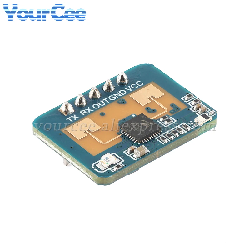 HLK-LD2410C LD2410C 24Ghz Human Presence Sensor 24G Millimeter Wave Radar Sensor Module Non-contact Heartbeat Motion Detection