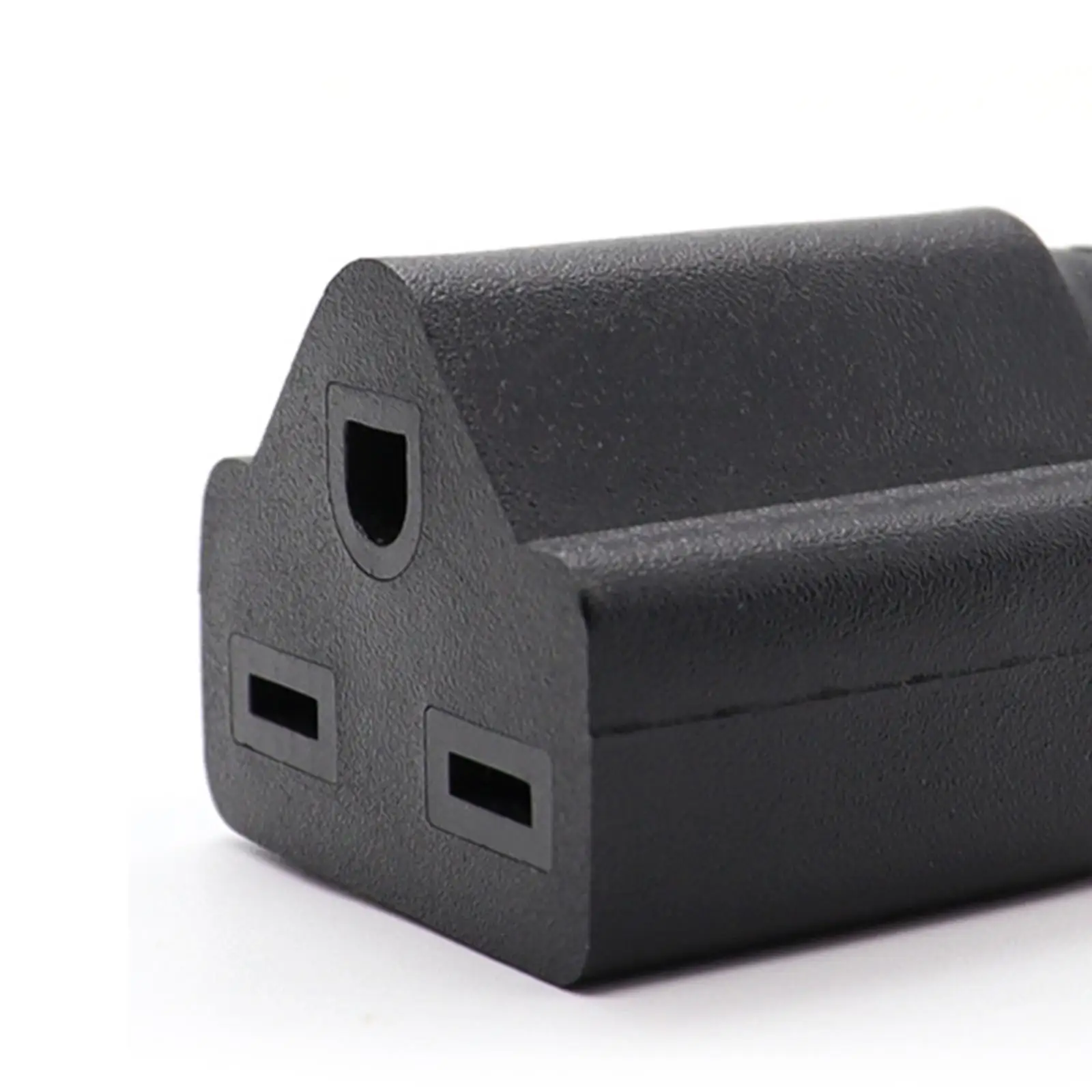 110V to 220-240V Plug Adapter Fixture Power Accessory Black