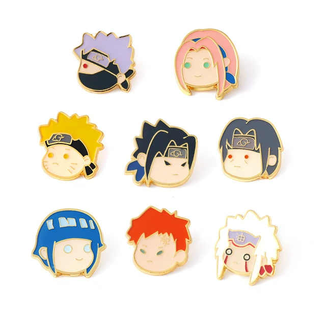 Anime Naruto Esmalte Pins Colete Akatsuki Nuvem Vermelha De Metal Broche  Dos Desenhos Animados Mochila Chapéu Collar Lapela Emblemas Moda Jóias  Presentes