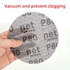 Finnish Mocha 5-inch mesh dry sanding paper 125mm vacuum round flocking self-adhesive car sanding polished sand 3