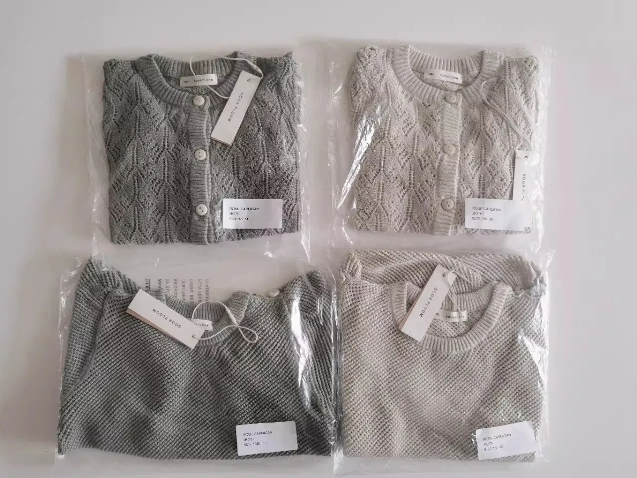 8071 아동복 여아용 가디건, 여름 컬러 자카드 에어컨 코트, 어린이 니트 가디건,  할로우 아웃 탑