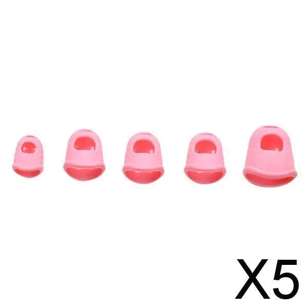 3-6pack Soft Kalimba Silicone Finger Protector Thumb Picks for Beginner Accs
