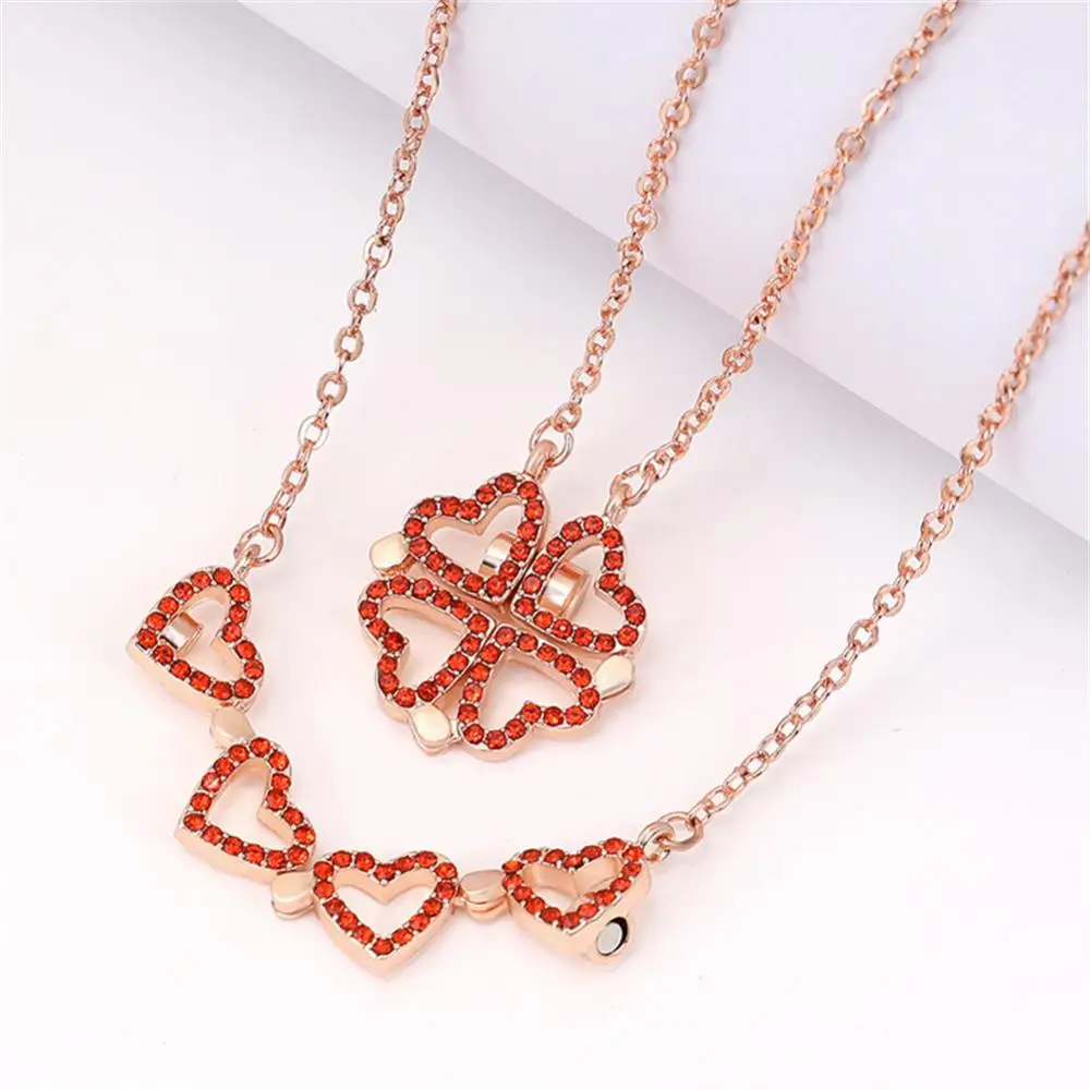 Simply Sophisticated Reversible Four Leaf Clover Necklace