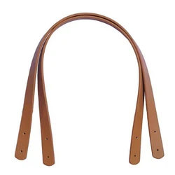 Handmade PU Leather Replacement Bag Straps - Set of 2 (Light Coffee)