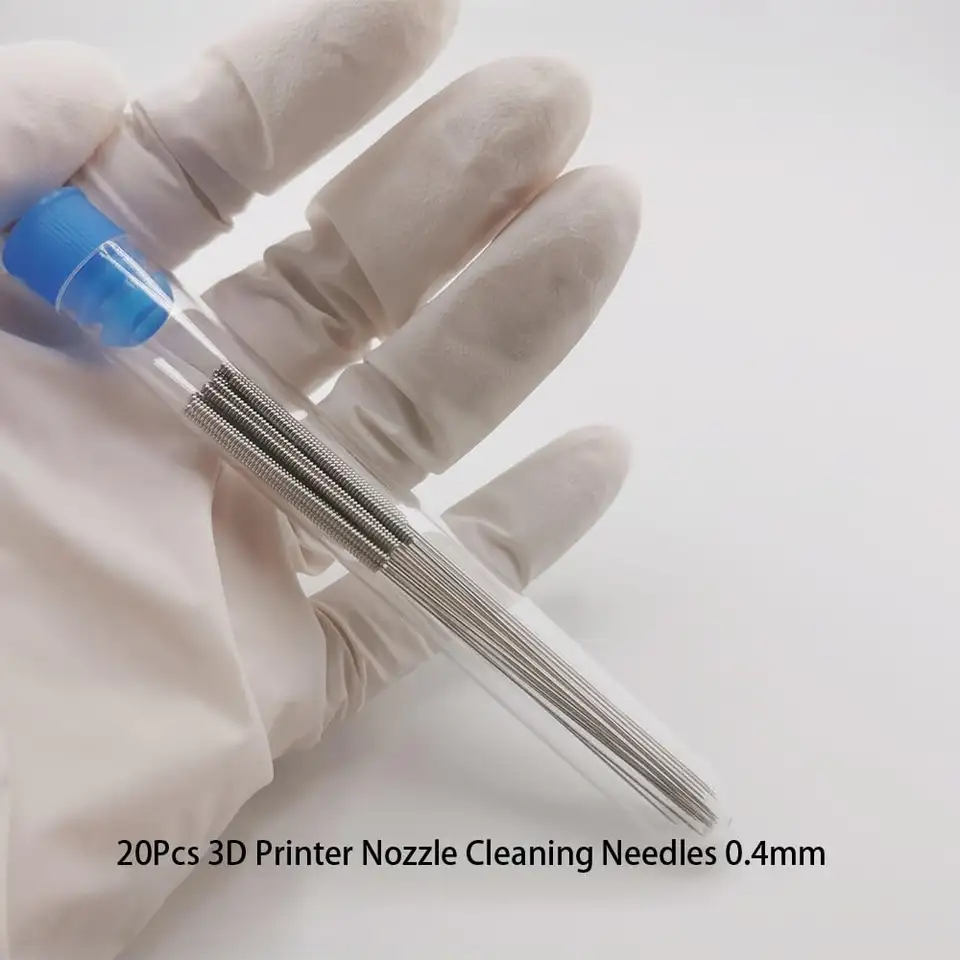 20Pcs 3D Printer Nozzle Cleaning Needles 0.4mm, 3D Printer Nozzle Cleaning Kit - 0.4mm Needles for 3D Printer Extruder Nozzles image 6