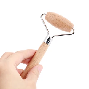 Gua Sha Face Massager Wooden Roller Thorn Massage Wooden Handle For Facial Gouache Skin Lifting Body Slimming Skin Care Tools