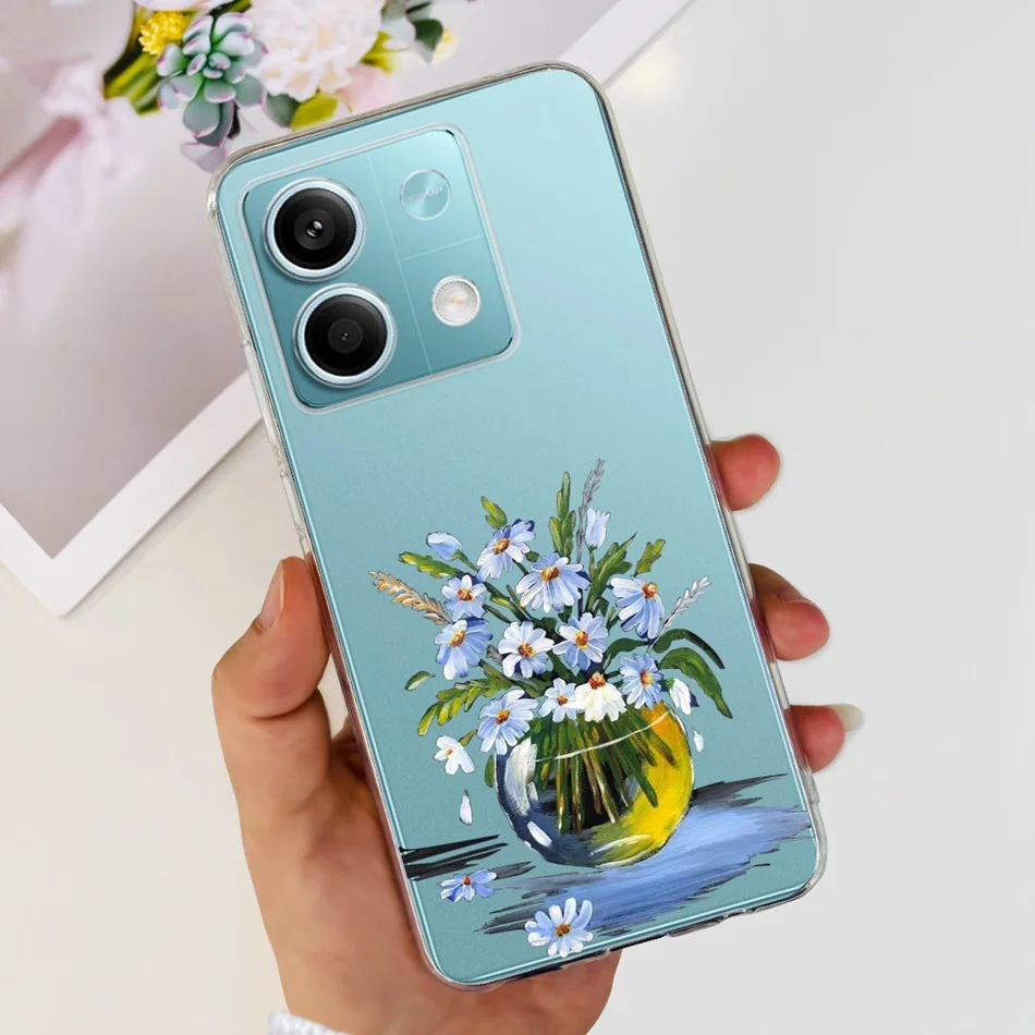 Elegant Printing Soft Silicone TPU Slim Phone Back Cover